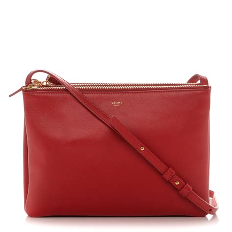 celine trio crossbody bag colors|Large Trio bag in smooth lambskin .